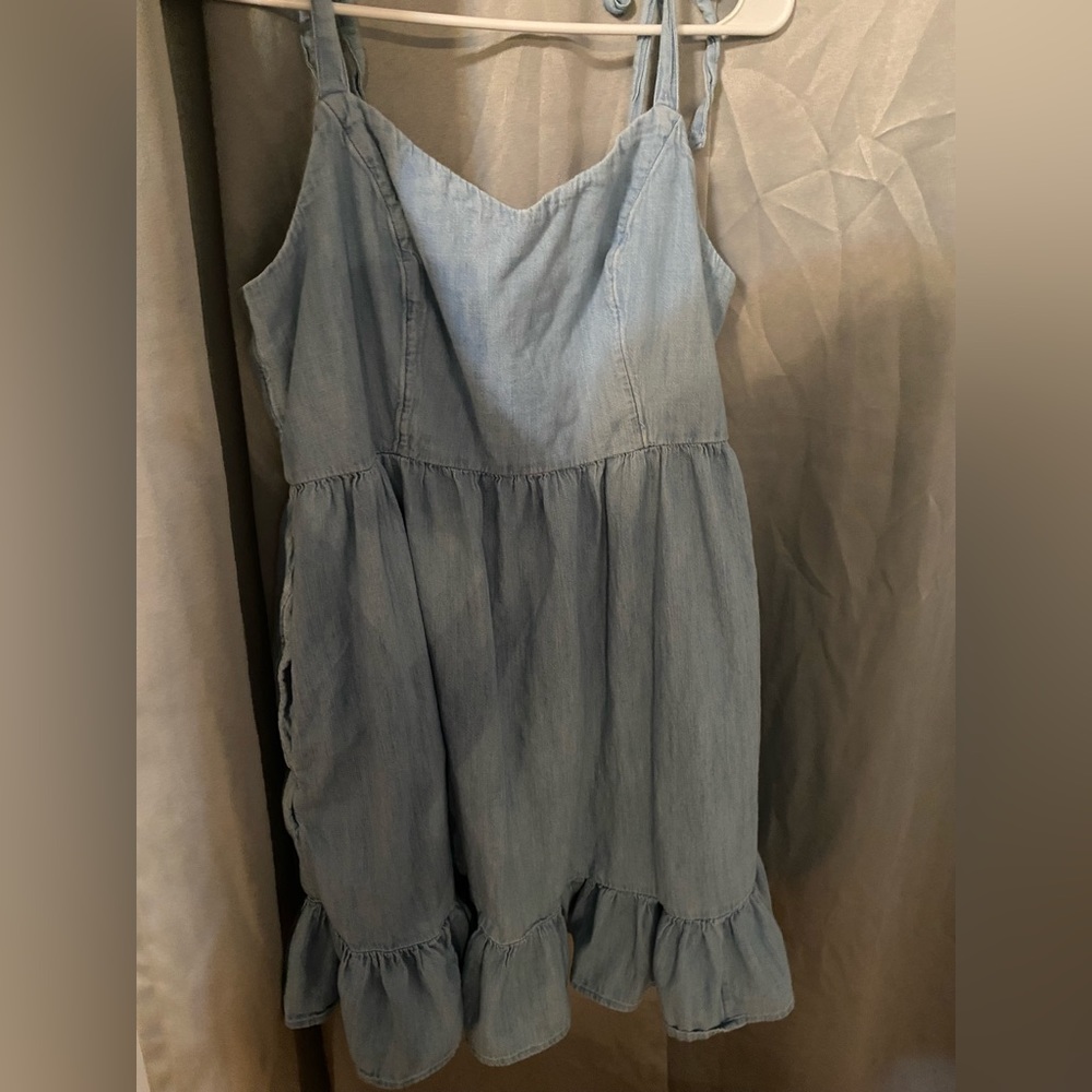 Jean Dress WITH POCKETS